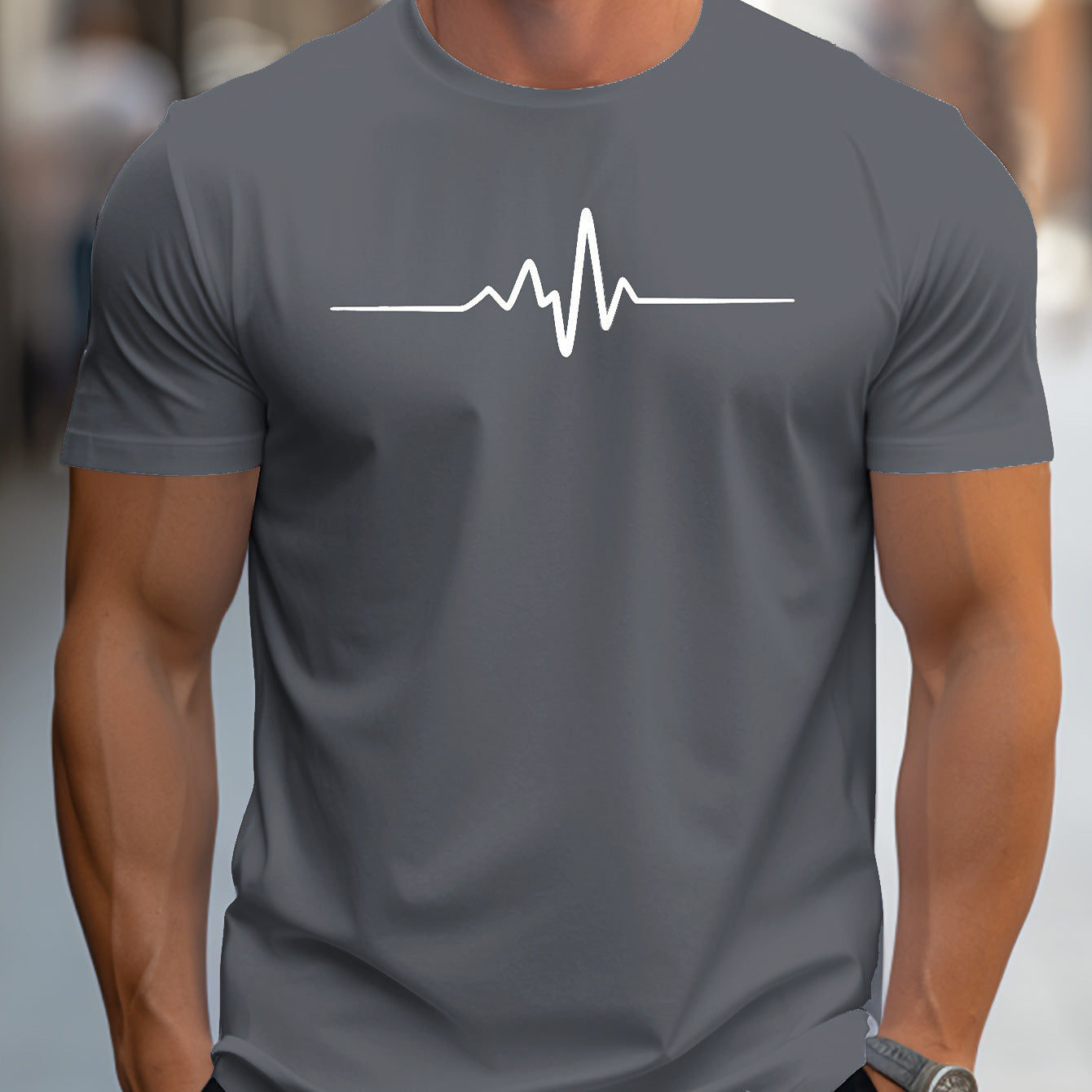 European And American 3D Sports Men T-shirt