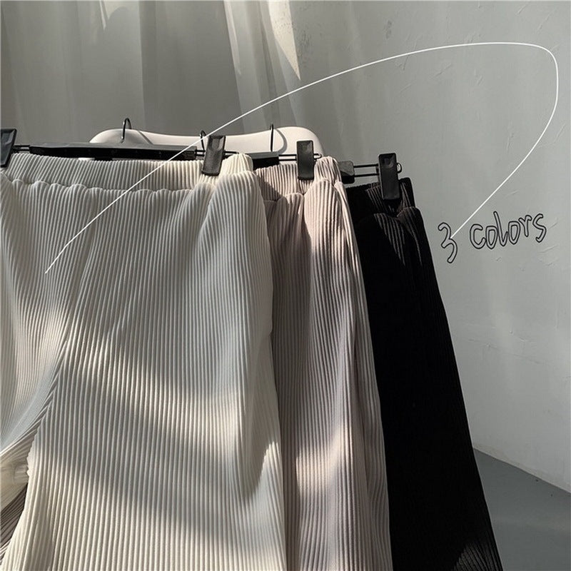 Mens Loose Pleated Fashion And Comfort Pants