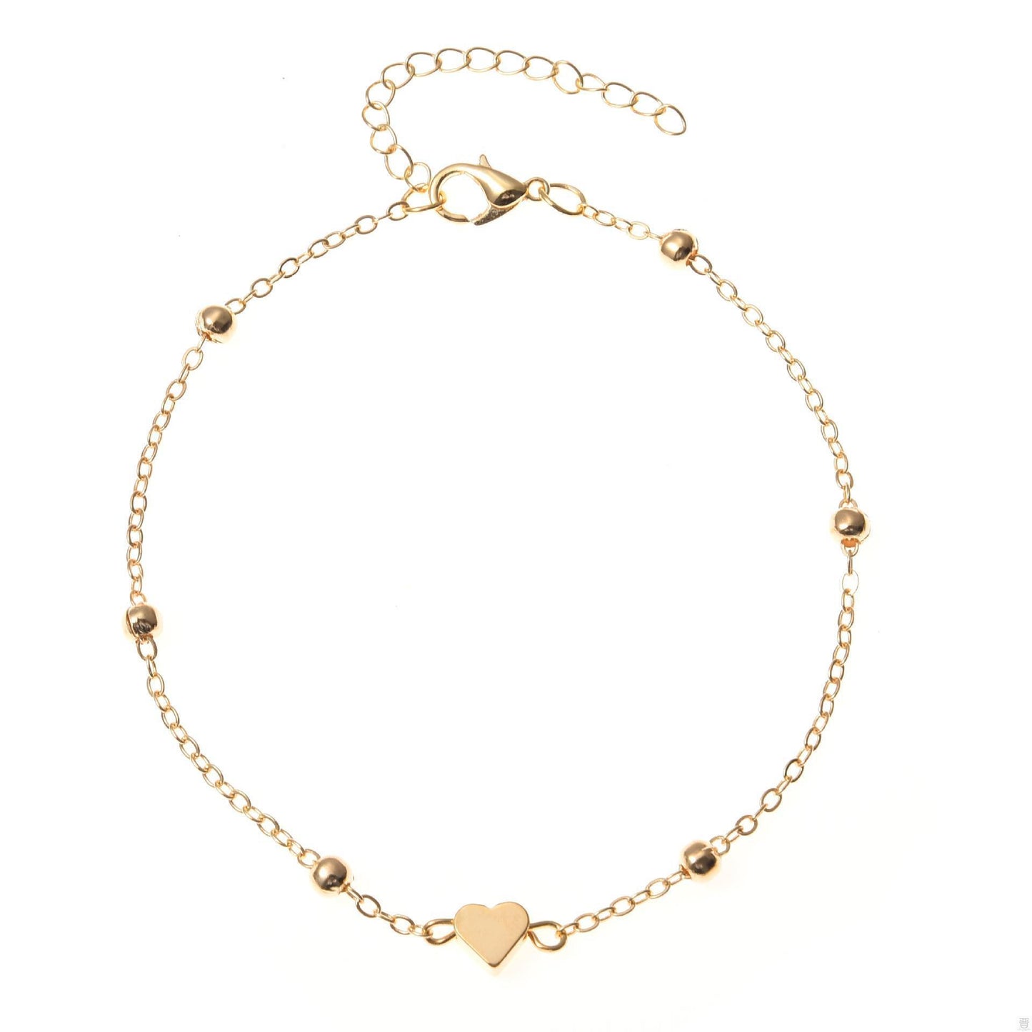 Trendy Jewelry Crochet Anklet Beach Round Bead
