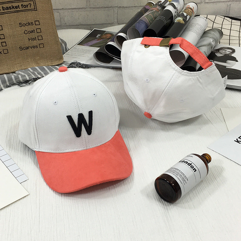 Korean Suede Fashion Letters Mens And Womens Hip Hop Baseball Cap Sun Visor Cap