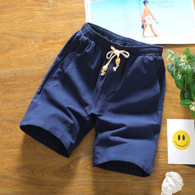 Half-And-Half-Six-Point Summer Breathable Summer Thin Shorts