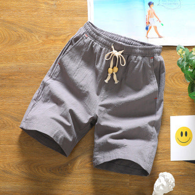 Half-And-Half-Six-Point Summer Breathable Summer Thin Shorts