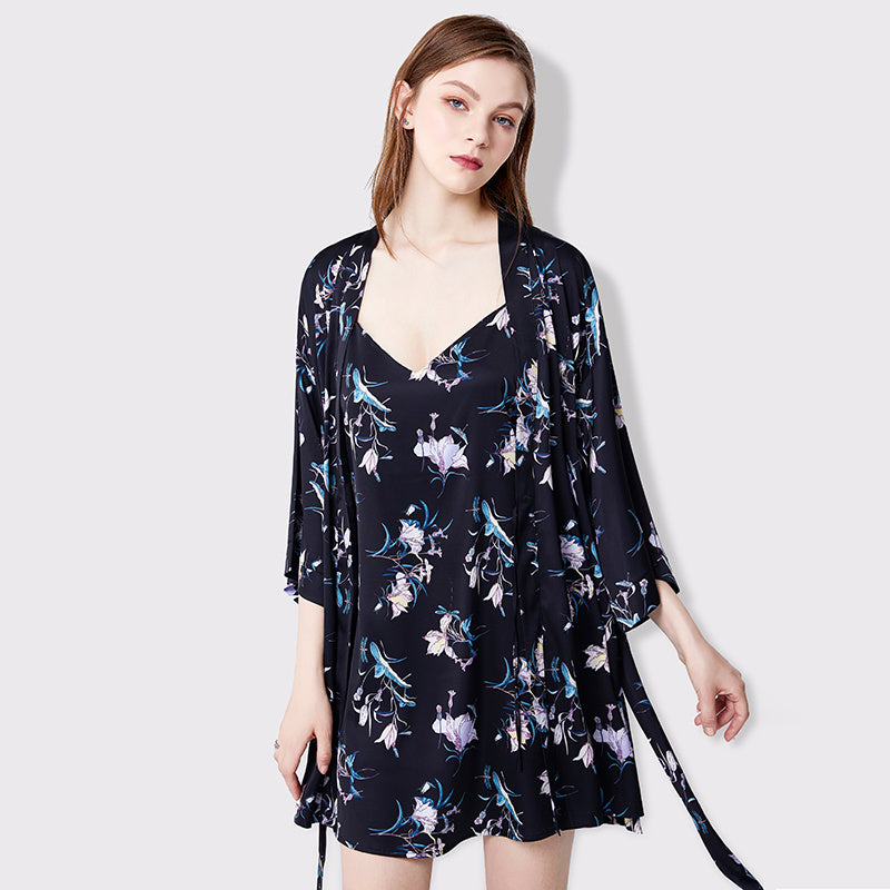 Summer ice silk nightdress