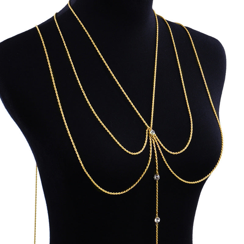 Diamond Fashion Fashion Shoulder Chain Bikini Chain Foreign Trade Fashion Jewelry