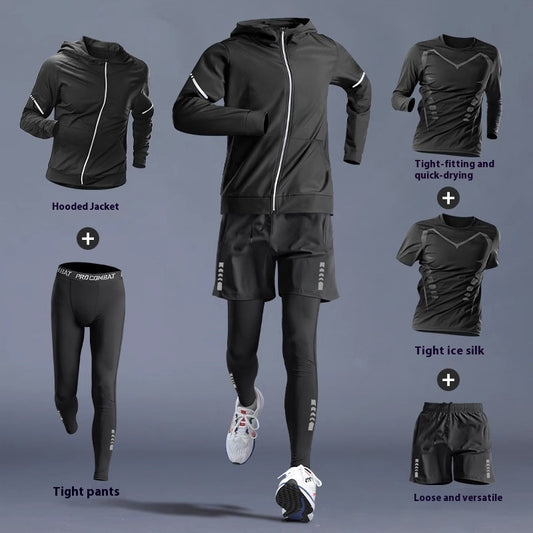 Running Gym Clothes Outdoor Quick-dry Clothes Tight Long Sleeve T-shirt Training Wear