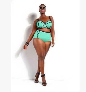 European And American Rubber Sexy Ladies Bikini Swimsuits