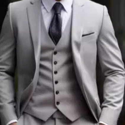 European And American Plus Fat Foreign Trade Plus Size Suit Three-piece Suit