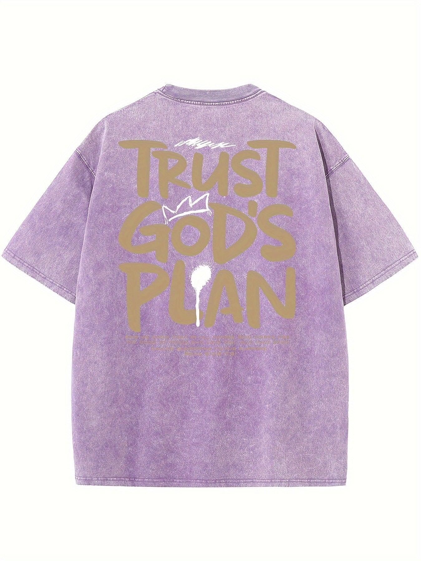 Retro Washed High Quality Cotton Pattern T-shirt