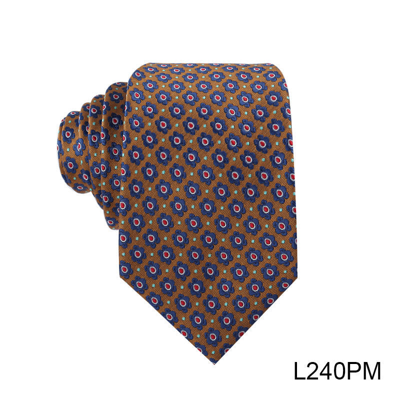 Mens Fashion Vintage Casual Striped Hand-tied Tie