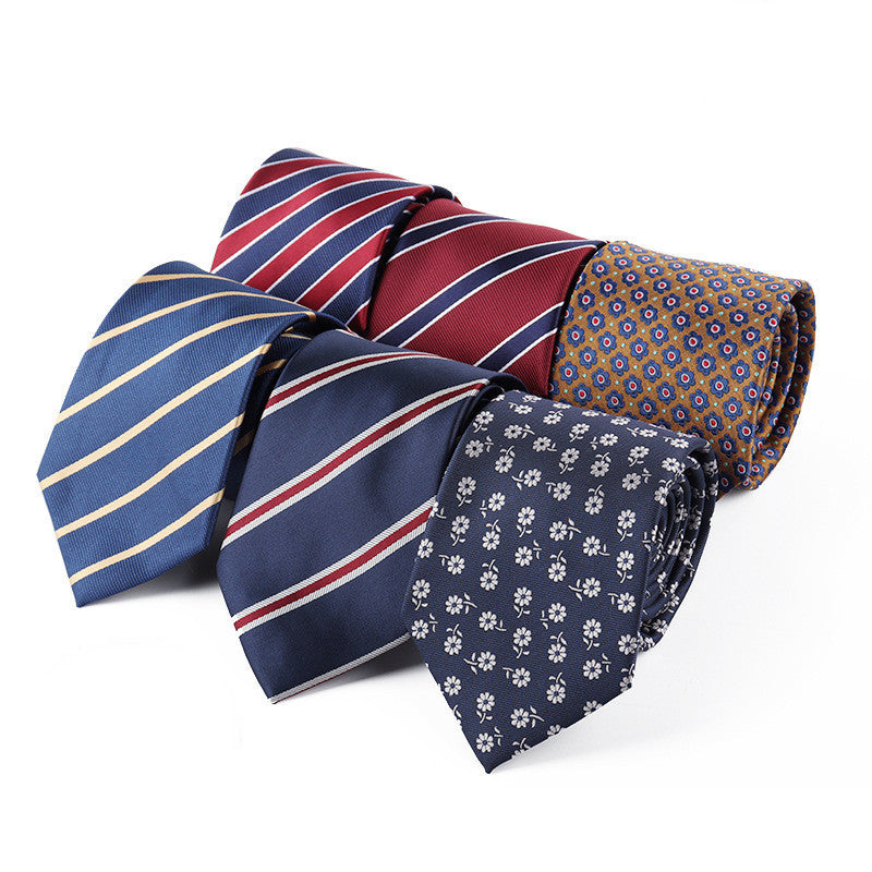 Mens Fashion Vintage Casual Striped Hand-tied Tie