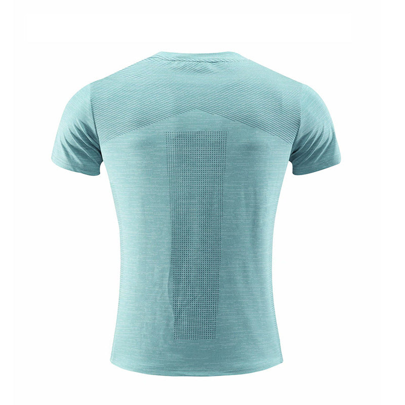 Running Breathable Sweat Absorbing Basketball Workout Exercise T-shirt