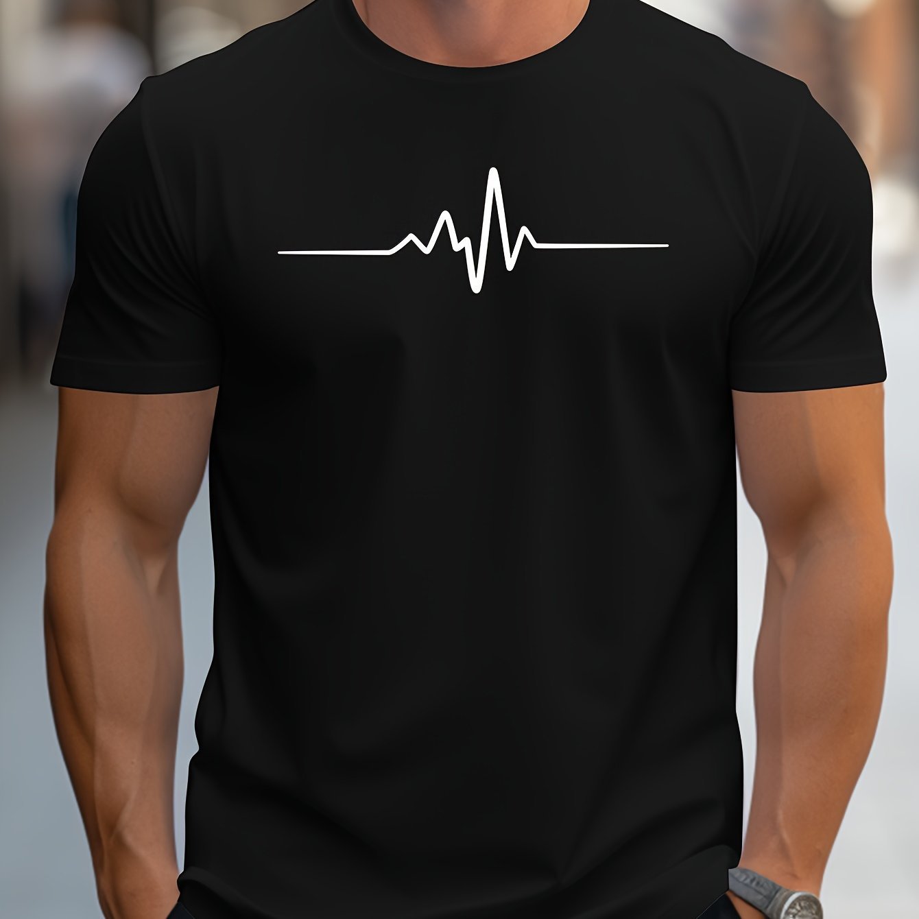 European And American 3D Sports Men T-shirt