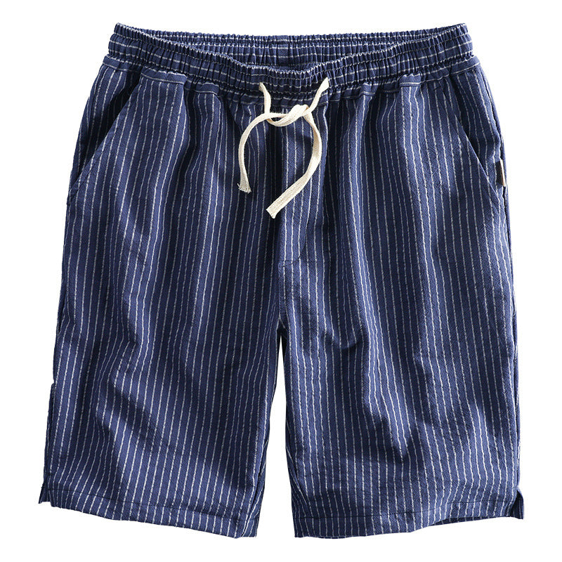 Men's Striped Casual Loose Straight Pants