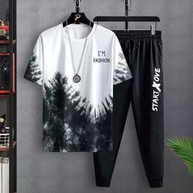 Summer Thin Short-sleeved Trousers Sports Suit