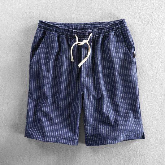 Men's Striped Casual Loose Straight Pants