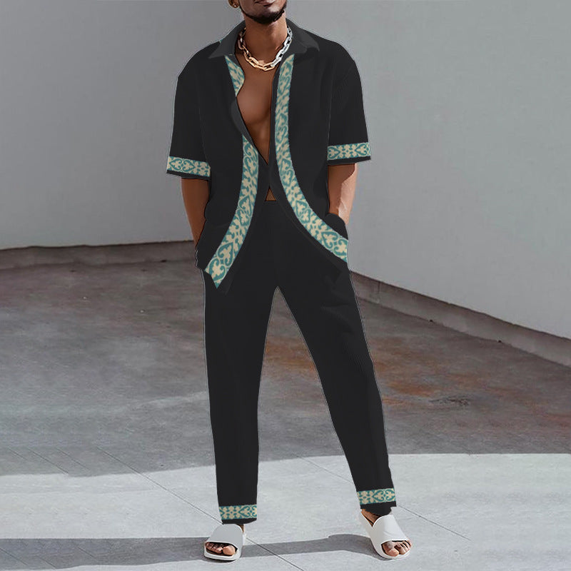 Trendy Multi-color Long Sleeve Casual Sports Suit