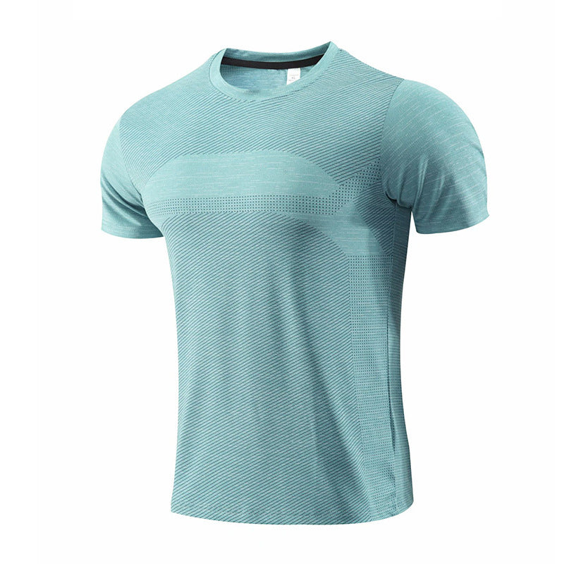 Running Breathable Sweat Absorbing Basketball Workout Exercise T-shirt