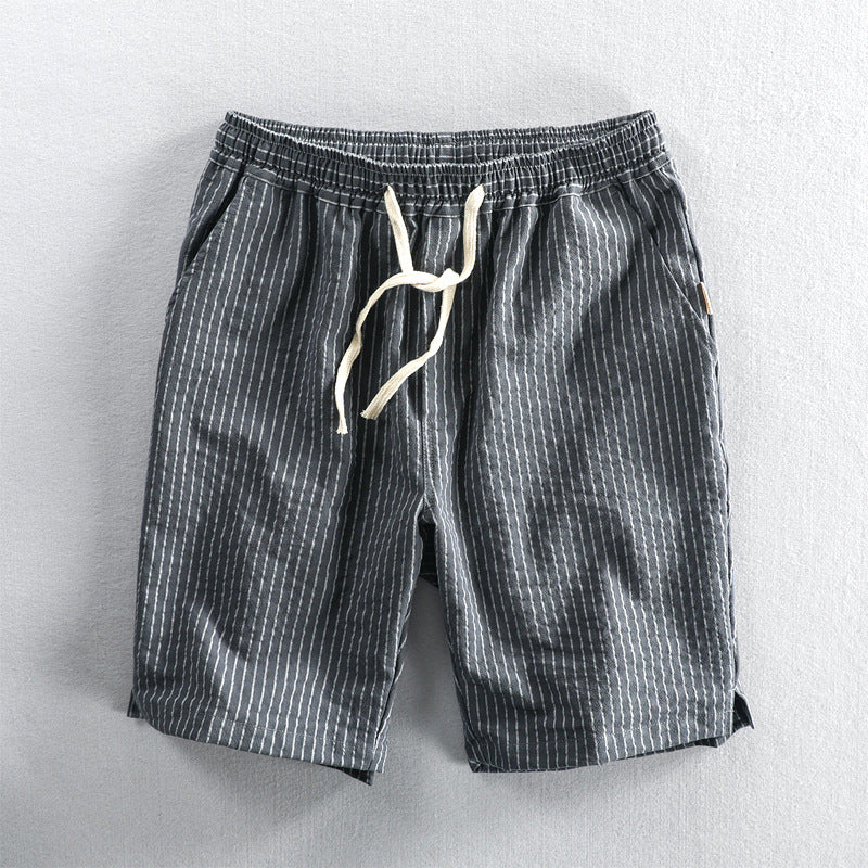 Men's Striped Casual Loose Straight Pants