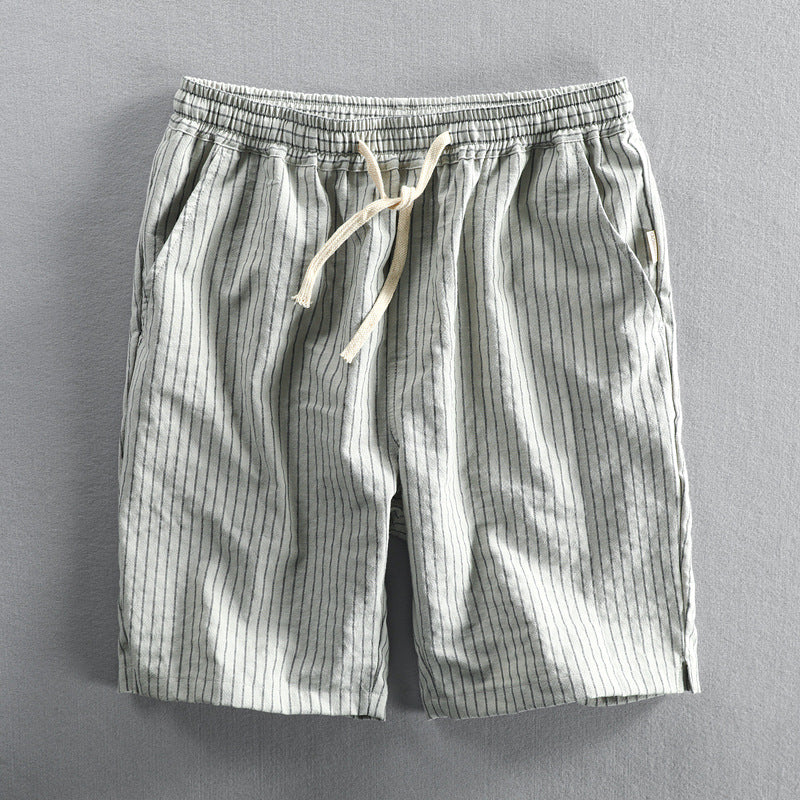 Men's Striped Casual Loose Straight Pants