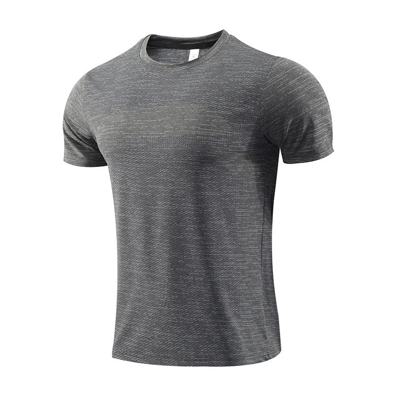 Running Breathable Sweat Absorbing Basketball Workout Exercise T-shirt