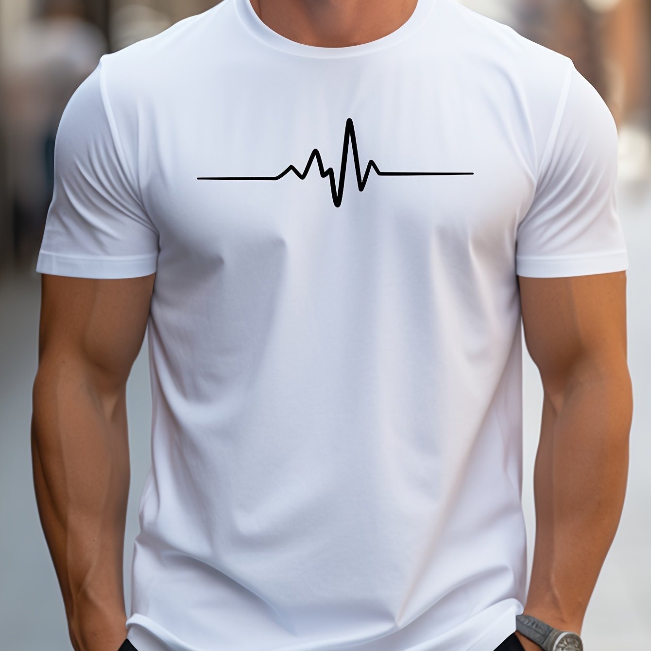 European And American 3D Sports Men T-shirt