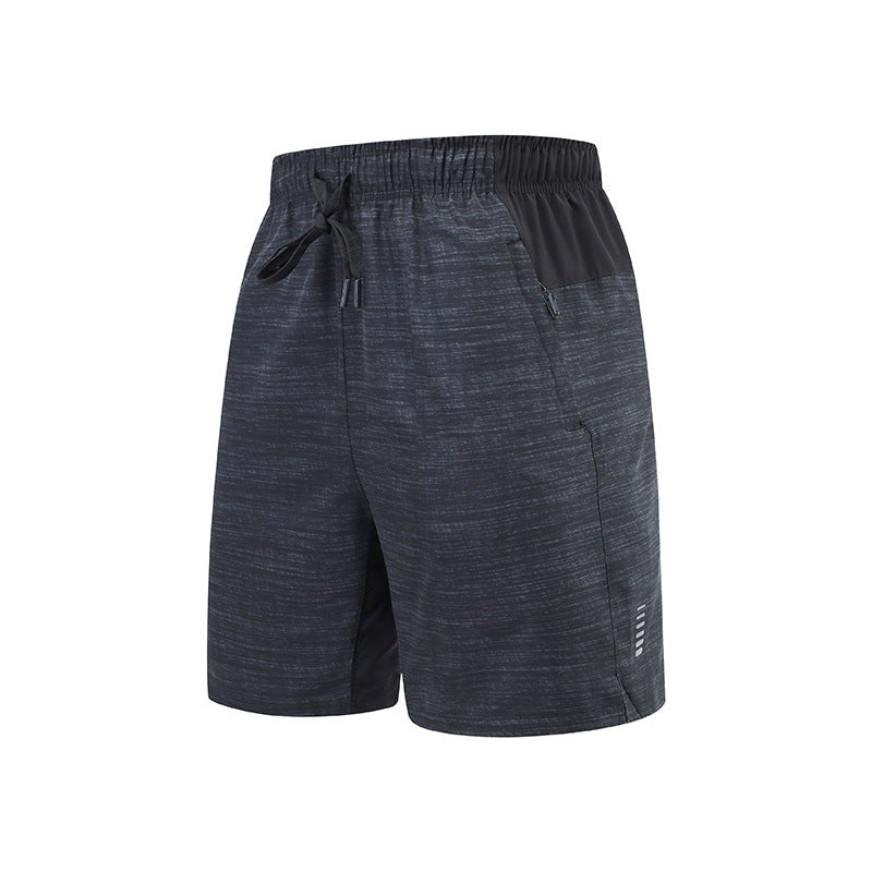 Summer Men's Gyms Shorts Bodybuilding Clothing Men Fitness Zipper Pathwork Workout Cotton Shorts