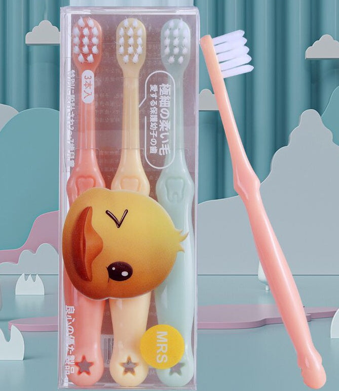Children's Toothbrush Feathers Are Fine And Silky