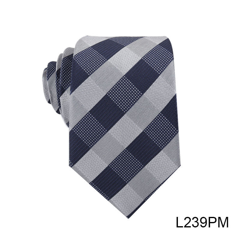 Mens Fashion Vintage Casual Striped Hand-tied Tie