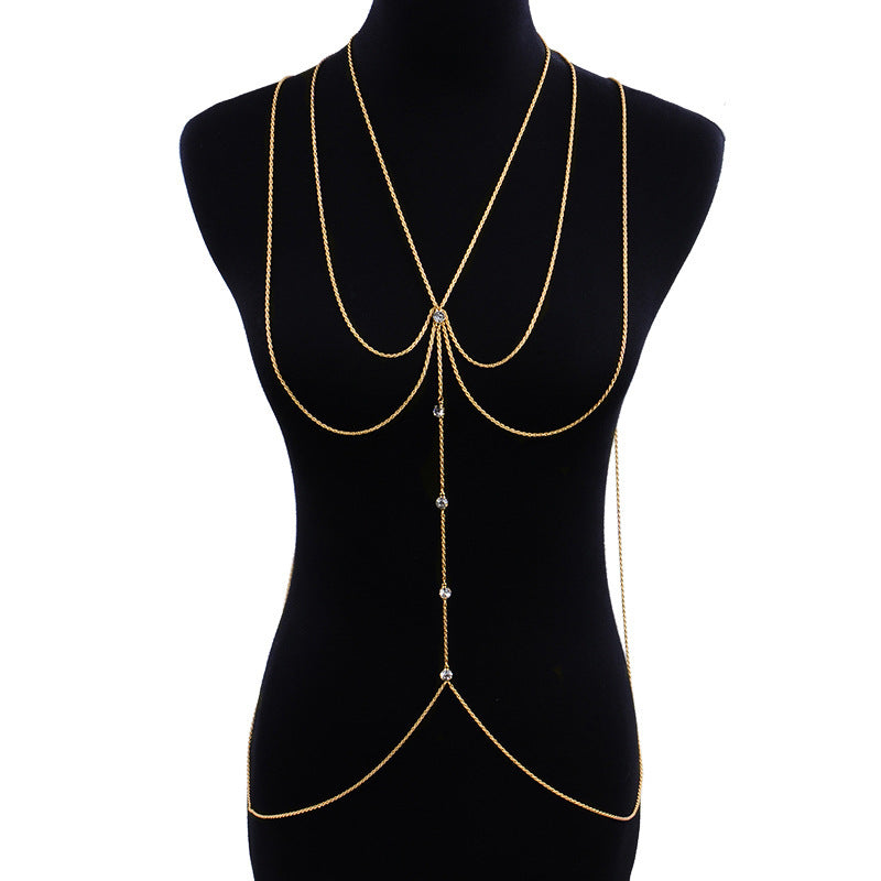 Diamond Fashion Fashion Shoulder Chain Bikini Chain Foreign Trade Fashion Jewelry
