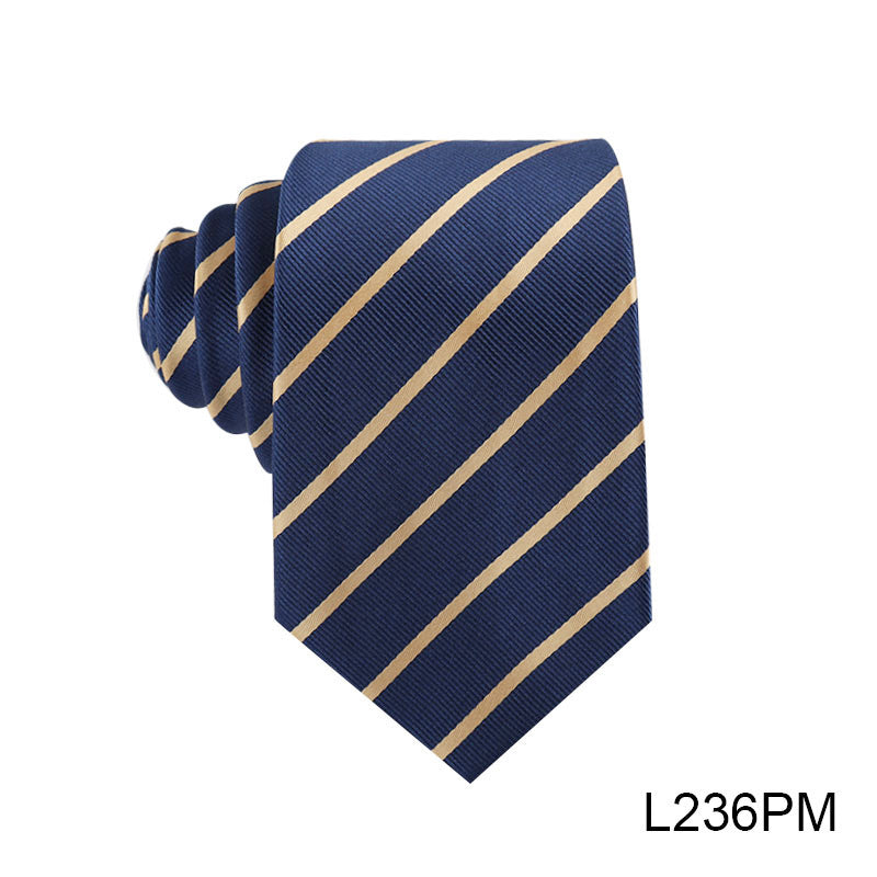 Mens Fashion Vintage Casual Striped Hand-tied Tie