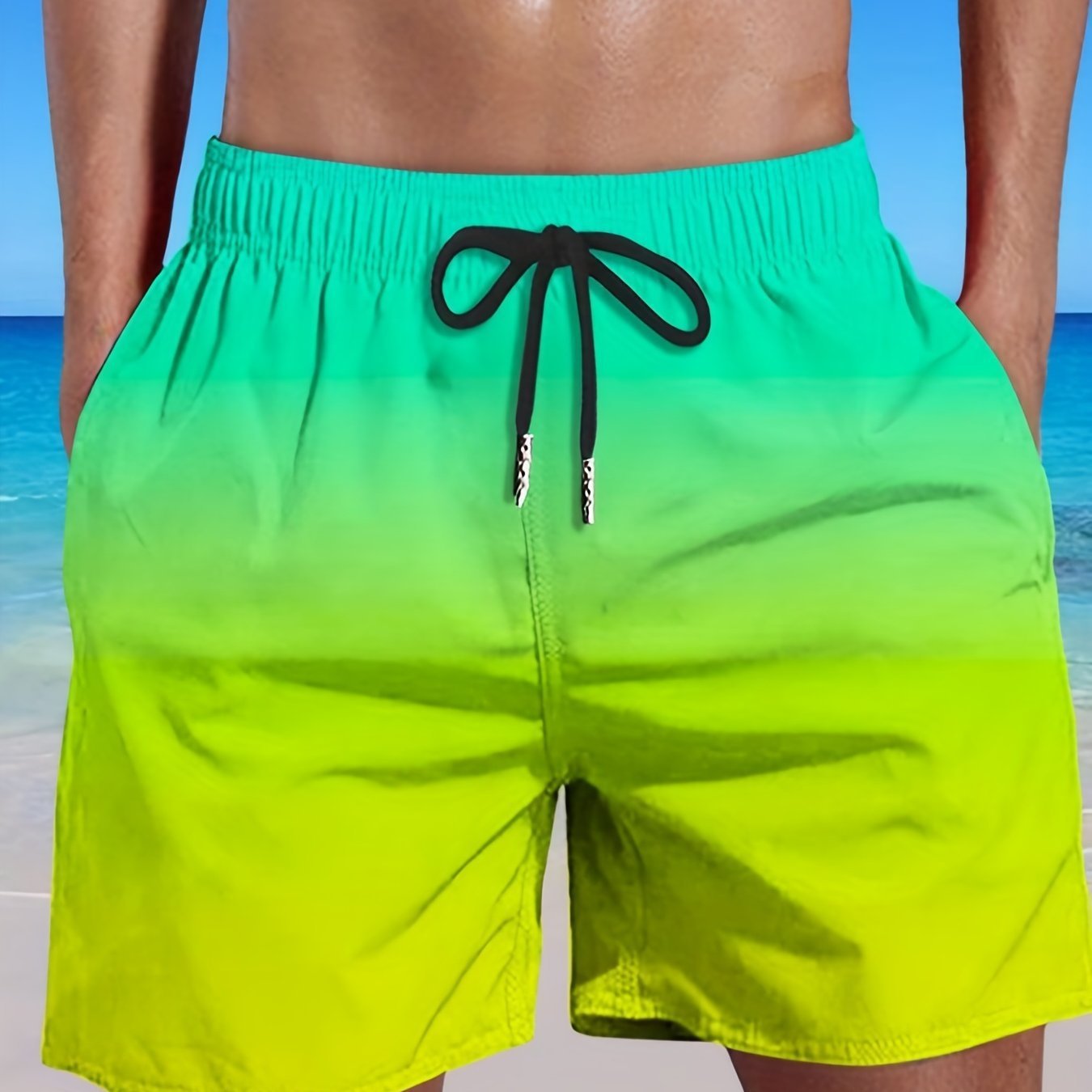 Fashion Gradient Color 3D Digital Printing Men