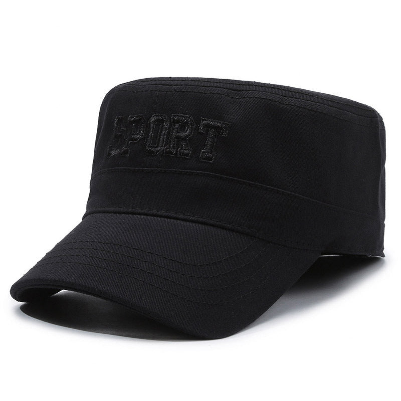 Hat Flat-top Peaked Cap Leisure Men's Sunhat